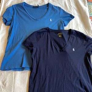 Polo v-neck tees